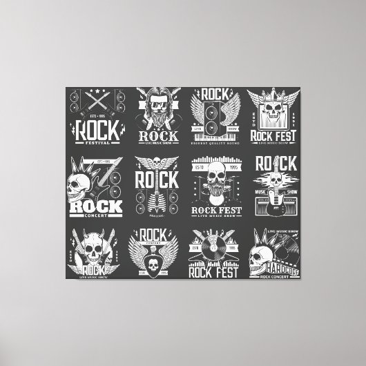 音楽フェスティバル キャンバスプリント (正面)