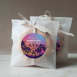 音楽フェスティバル | Ferris Wheel Palms Sweet 16 ラウンドシール