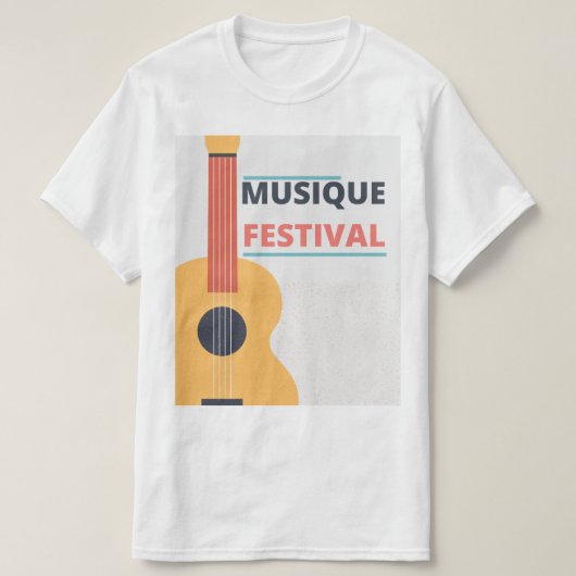 音楽フェスティバルTシャツ Tシャツ (デザイン正面)