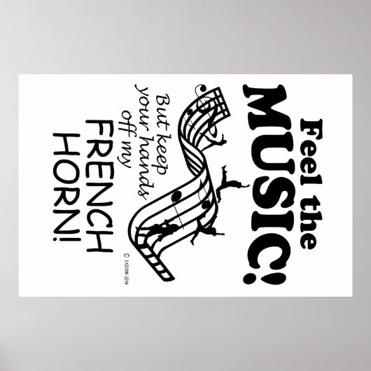 音楽フランスのを感じ楽しませる ポスター (正面)