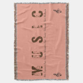 音楽ブランケットの音 スローブランケット (正面縦)