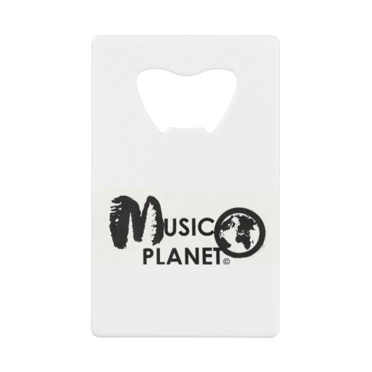 音楽プラネットマーチ クレジットカード栓抜き (正面)