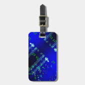 音楽プリントカットソーバッグ ラゲッジタグ (正面縦)