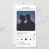 音楽プレーヤーのユニークな曲の写真 セーブザデート (正面)