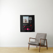 音楽プレーヤー カップル 愛 qrコード テキスト タペストリー (インサイチュ)