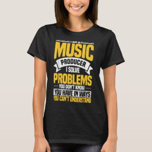 音楽プロデューサー作曲家レコードミュージシャンソングメーカー Tシャツ