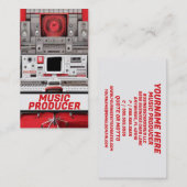 音楽プロデューサー音楽制作 名刺 (正面/裏面)