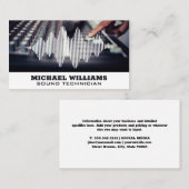 音楽プロデューサー | サウンドエンジニア 名刺 (正面/裏面)