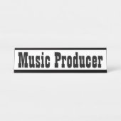 音楽プロデューサー デスクネームプレート (正面)