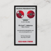 音楽プロデューサー 名刺 (正面)
