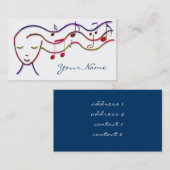 音楽プロファイルカード 名刺 (正面/裏面)