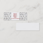 音楽プロフィールカード スキニー名刺 (正面/裏面)