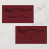 音楽プロフィールカード 名刺 (正面/裏面)