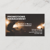 音楽プロモーション 名刺 (正面)