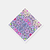 音楽ヘッドフォン、ナプキン スタンダードカクテルナプキン (角)