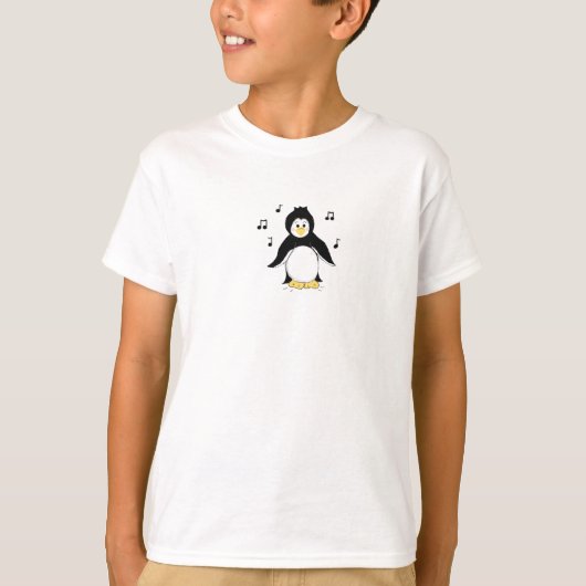音楽ペンギン Tシャツ (正面)