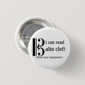 音楽ボタン 缶バッジ (正面&裏面)