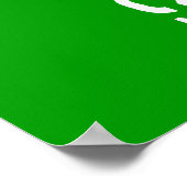 音楽ポスターに緑の心が育つ ポスター (角)