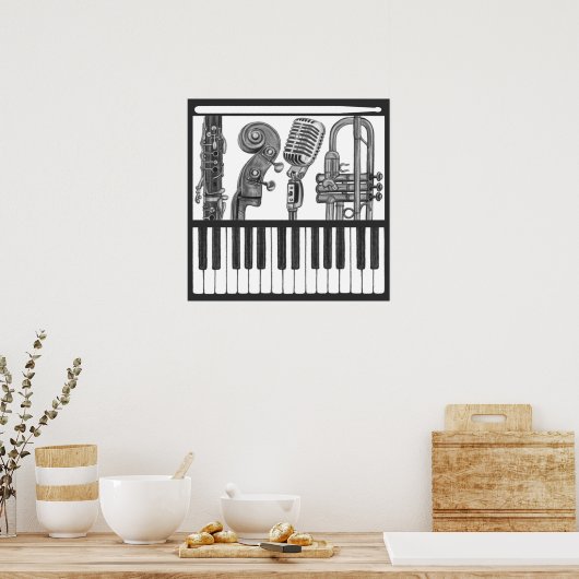 音楽ポスター ポスター (キッチン)
