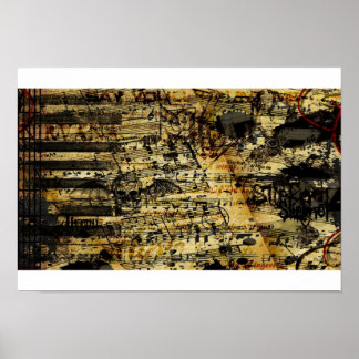 音楽ポスター。 ポスター