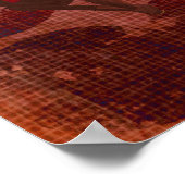 音楽ポスター:ヴィンテージキーボード: 3Dモデル: ポスター (角)