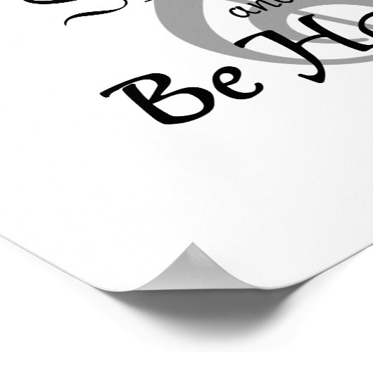 音楽ポスター「SING and Be Happy」 ポスター (角)