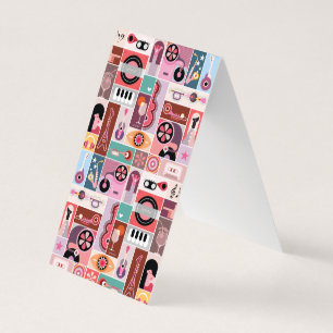 音楽ポップ・アートの芸術 名刺