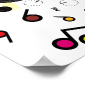 音楽ポップ・アートの(_D) ポスター (角)