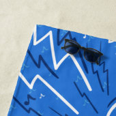 音楽マイクロフォンの名前をカスタムする及び文字のビーチタオル ビーチタオル (インサイチュ)