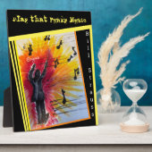 音楽マエストロTabletop Plates with Easel フォトプラーク (側面)