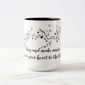 音楽マグを作って下さい ツートーンマグカップ (中央)