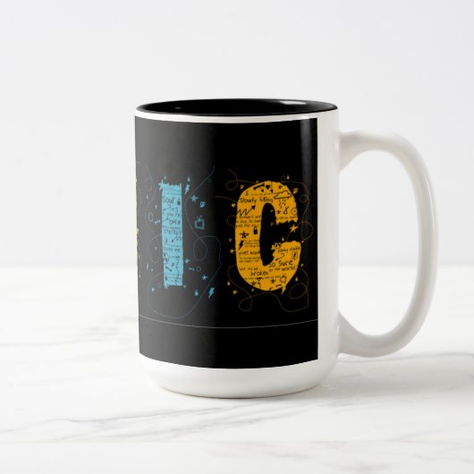 音楽マグ ツートーンマグカップ (右)