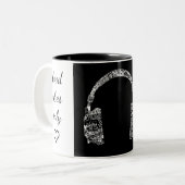 音楽マグ ツートーンマグカップ (正面左)