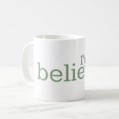 音楽マグ|私は信者です コーヒーマグカップ (正面左)