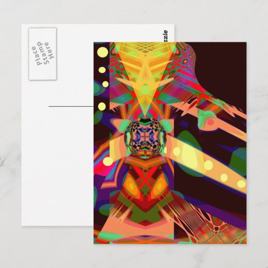 音楽マシン ポストカード (正面/裏面)