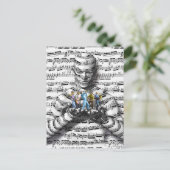 音楽マン ポストカード (スタンド正面)