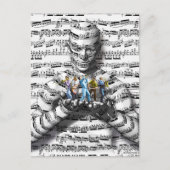 音楽マン ポストカード (正面)