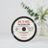 音楽ミセス・ヒッ素晴らしズレトロヴィンテージの結婚式 招待状 (スタンド正面)