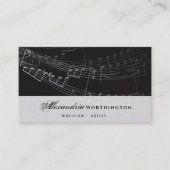 音楽ミュージカル交響楽曲歌唱家 名刺 (正面)