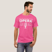 音楽ミュージカル合唱団オペラシンガー Tシャツ (正面フル)