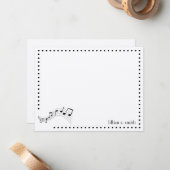 音楽メモパーソナライズされたカード ノートカード (正面/裏面インサイチュ)