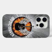 音楽メーカー(ギタープレーヤー)ケースメイトiPhoneケース Case-Mate iPhoneケース (裏面 (横))