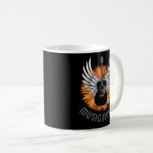 音楽メーカー（ギタープレーヤー） コーヒーマグカップ (正面右)