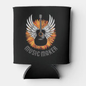 音楽メーカー(ギタープレーヤー) 缶クーラー (正面)