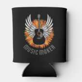 音楽メーカー(ギタープレーヤー) 缶クーラー (裏面)