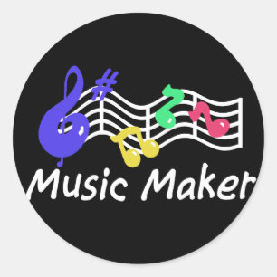 音楽メーカー ラウンドシール
