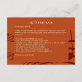 音楽モダンのSTAVES結婚の安全性 エンクロージャーカード (裏面)