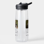 音楽モダン曲カスタムカップルの再生リストの写真 ウォーターボトル (左面)