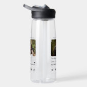 音楽モダン曲カスタムカップルの再生リストの写真 ウォーターボトル (右面)