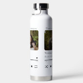 音楽モダン曲カスタムカップルの再生リストの写真 ウォーターボトル (右面)